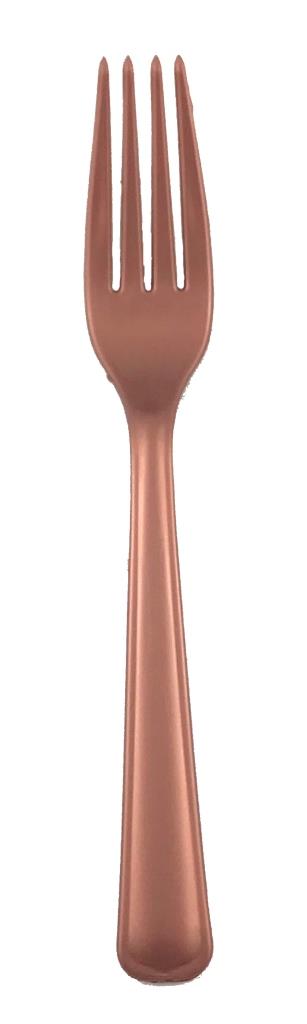 Buy CUTLERY ROSEGOLD FORK P25 at NIS Packaging & Party Supply Brisbane, Logan, Gold Coast, Sydney, Melbourne, Australia