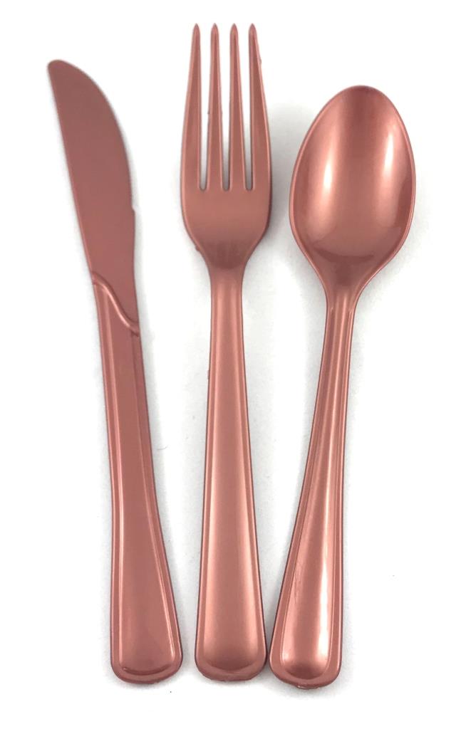 Buy CUTLERY ROSEGOLD KNIFE P25 at NIS Packaging & Party Supply Brisbane, Logan, Gold Coast, Sydney, Melbourne, Australia