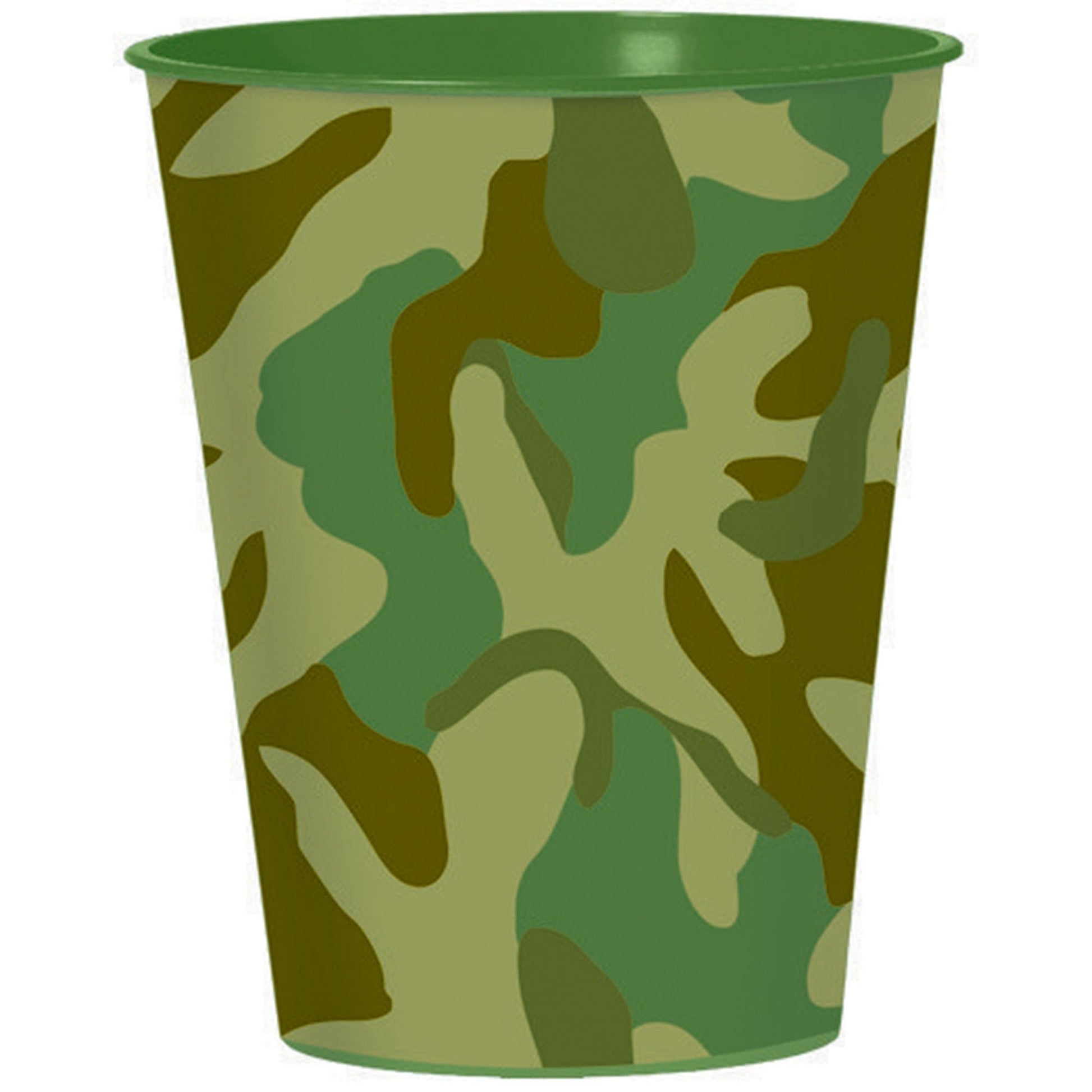 Camouflage Plastic Cup 16oz/473ml (1pc) NIS Packaging & Party Supply