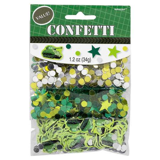 Camouflage Value Confetti 34g NIS Packaging & Party Supply