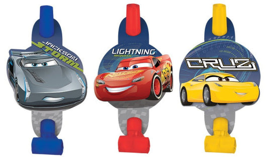 Cars 3 Blowouts pack of 8 NIS Packaging & Party Supply