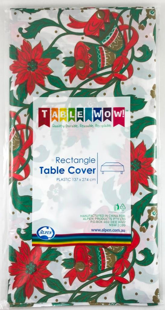 Buy Christmas Printed Rectangle Tablecover 1pc at NIS Packaging & Party Supply Brisbane, Logan, Gold Coast, Sydney, Melbourne, Australia