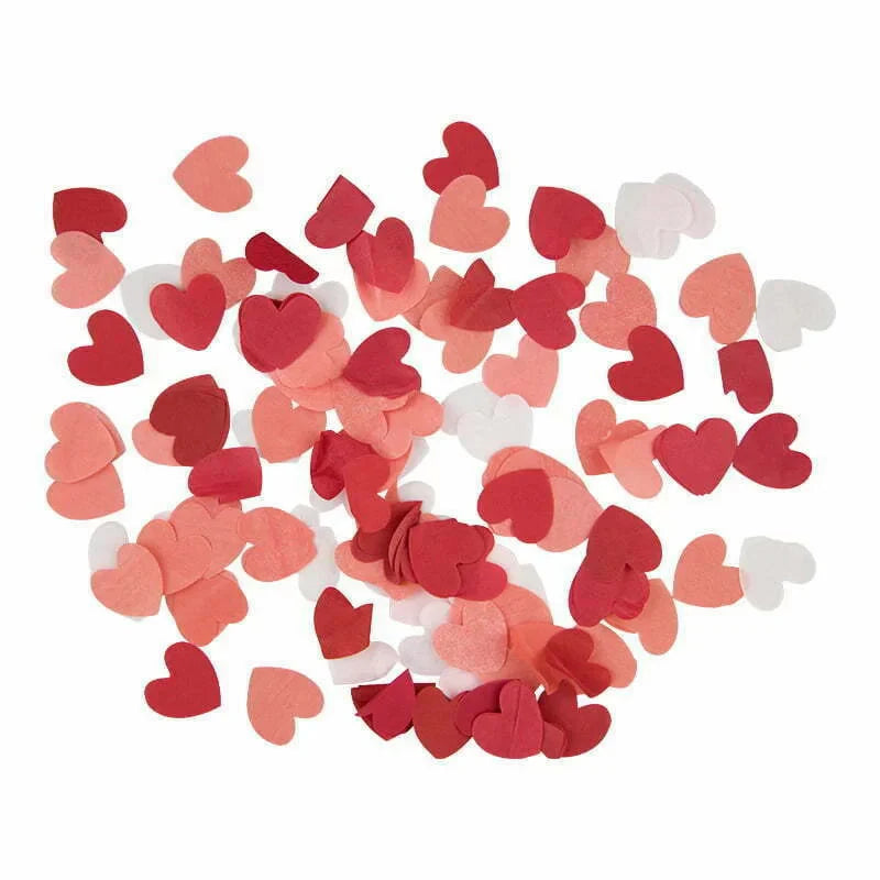 Confetti Heart Shape paper 12gm NIS Packaging & Party Supply