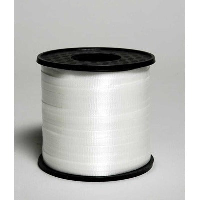 Buy Curling Ribbon White 460m at NIS Packaging & Party Supply Brisbane, Logan, Gold Coast, Sydney, Melbourne, Australia