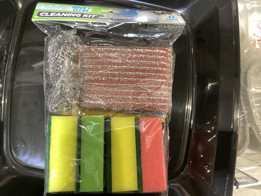 Cleaning Kit 11pk Scourer/PAD/Sponge