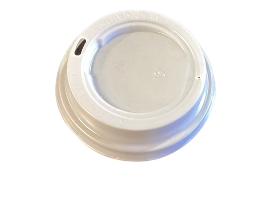 Coffee Cup Lids 50pk 90mm White