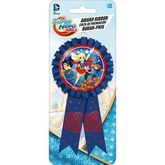 DC Superhero Girls Confetti Award Ribbon NIS Packaging & Party Supply