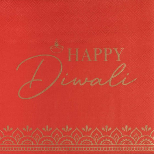 DIWALI BEVERAGE NAPKINS NIS Packaging & Party Supply