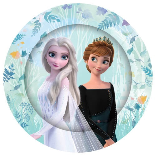 Buy Disney Frozen Paper plates 8pk at NIS Packaging & Party Supply Brisbane, Logan, Gold Coast, Sydney, Melbourne, Australia