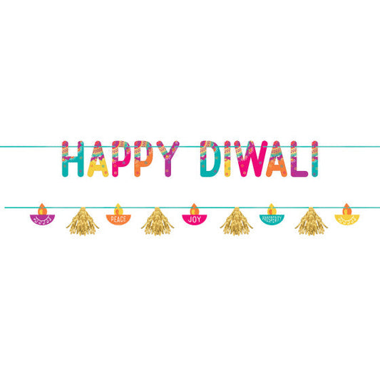 Diwali Banner Kit 2x1.7m NIS Packaging & Party Supply