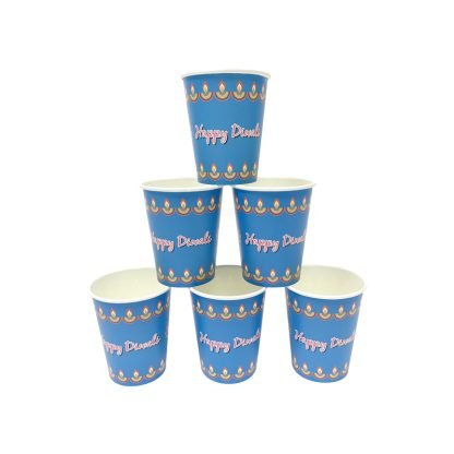 Diwali Paper Cups 8pk NIS Packaging & Party Supply