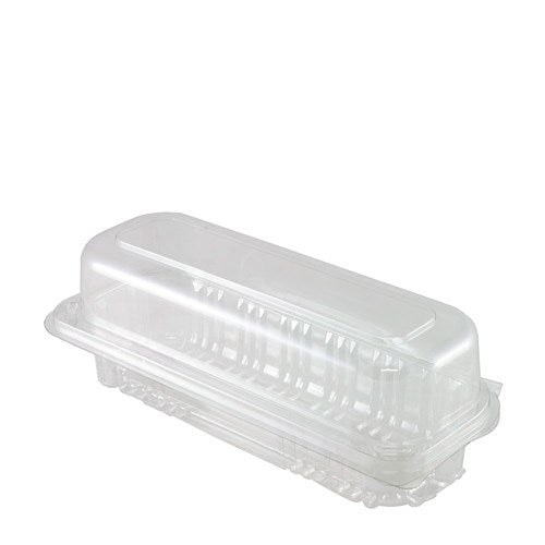 Hinged Lid Container Fresh View Roll Recycled PET Clear Large 125pk