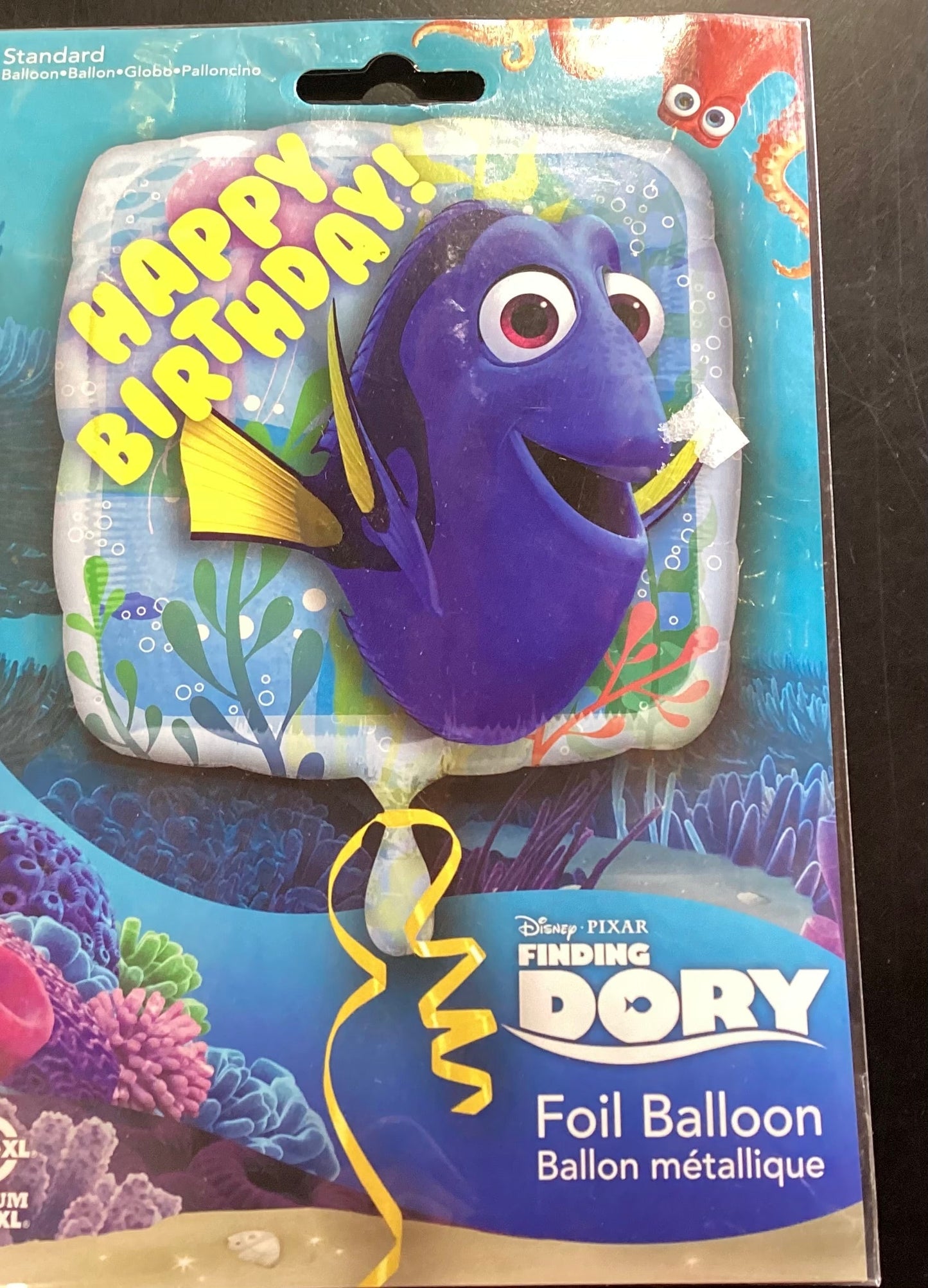 Happy Birthday Dory Foil Balloon 45cm