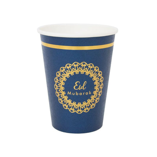 Eid Mubarak cups 8PK NIS Packaging & Party Supply