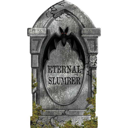 Eternal Slumber Styrofoam Tombstone Decoration NIS Packaging & Party Supply