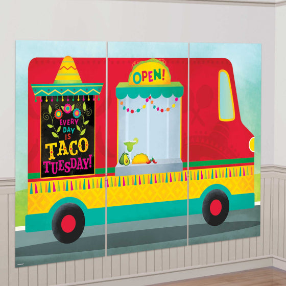 FIESTA TACO TRUCK SCENE SETTER NIS Packaging & Party Supply