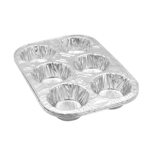 FOIL MUFFIN Tray 3pk 28X19cm NIS Packaging & Party Supply