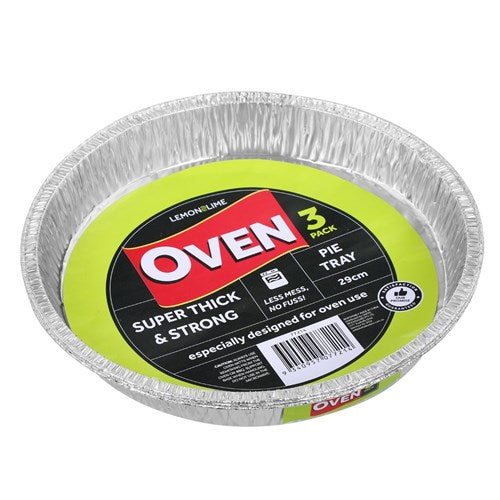 FOIL PIE TRAY 3pk 29cm NIS Packaging & Party Supply