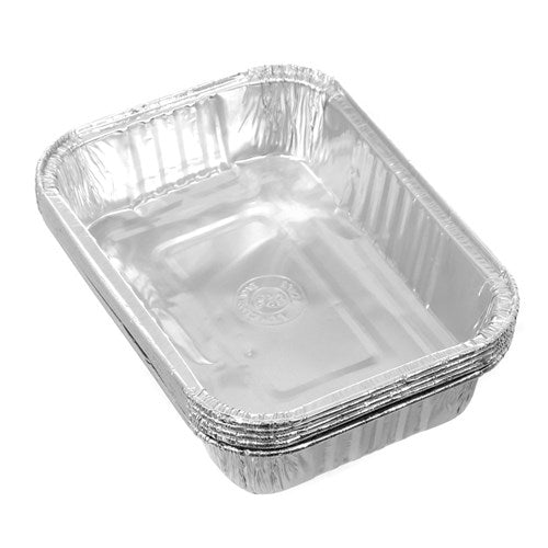 FOIL TRAY RECT 21.5X15.5X4.5CM 5PK NIS Packaging & Party Supply