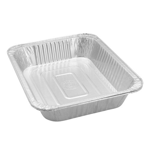 FOIL TRAY RECT 3PK PDQ 32X26.5X6CM SHELF READY PDQ NIS Packaging & Party Supply