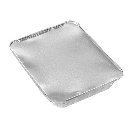 FOIL TRAY W/ LID  32X26X5.5CM 4PK NIS Packaging & Party Supply