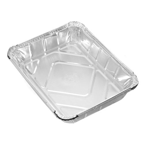 FOIL TRAY W/ LID  32X26X5.5CM 4PK NIS Packaging & Party Supply