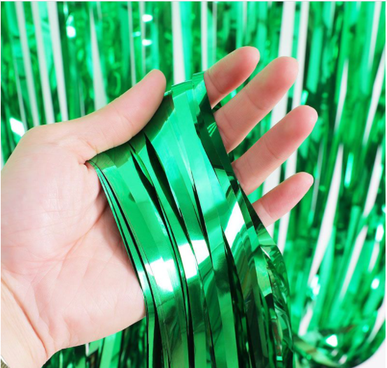 Buy Foil Curtain-Green 90*200cm at NIS Packaging & Party Supply Brisbane, Logan, Gold Coast, Sydney, Melbourne, Australia