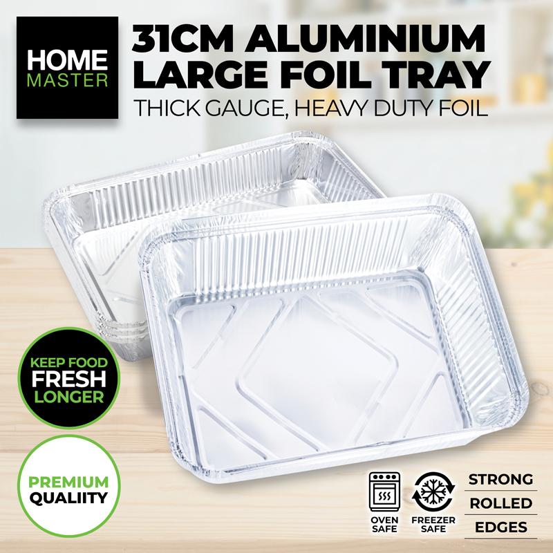 Foil Tray 31.3cm x 20.9cm x 4.3cm 3pk NIS Packaging & Party Supply