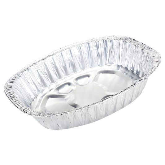 Foil Tray Large Oval 45.2cm x 36.4cm x 8.5cm NIS Packaging & Party Supply