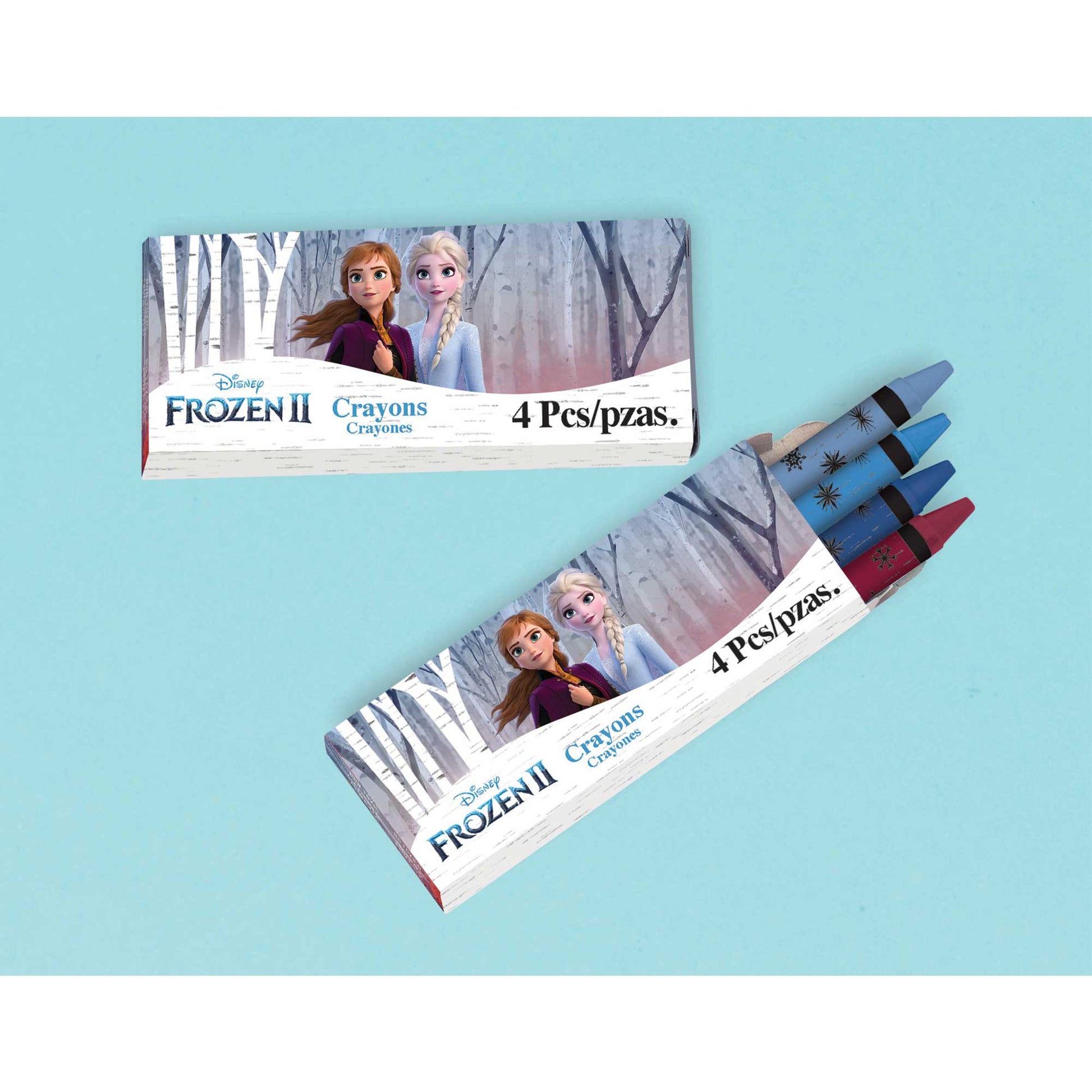 Frozen 2 Crayons Assorted Colours NIS Packaging & Party Supply