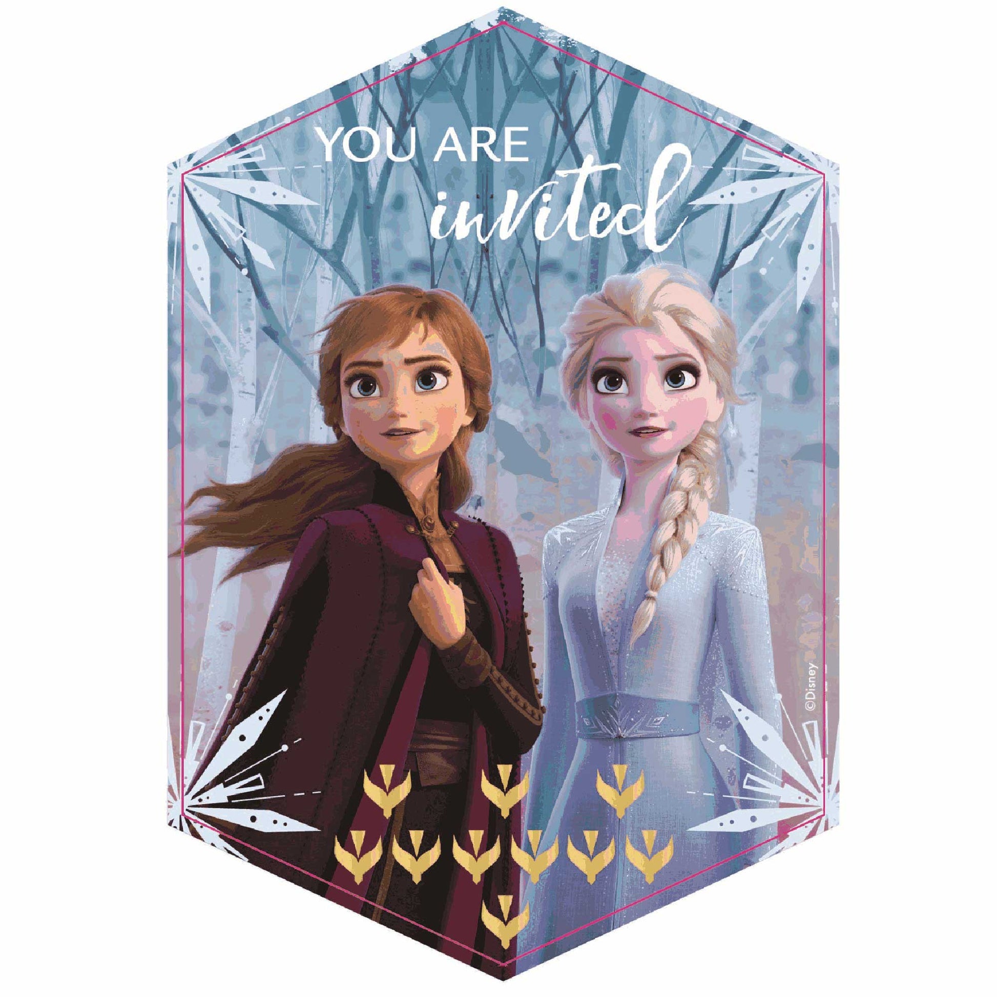 Frozen 2 Invitations NIS Packaging & Party Supply