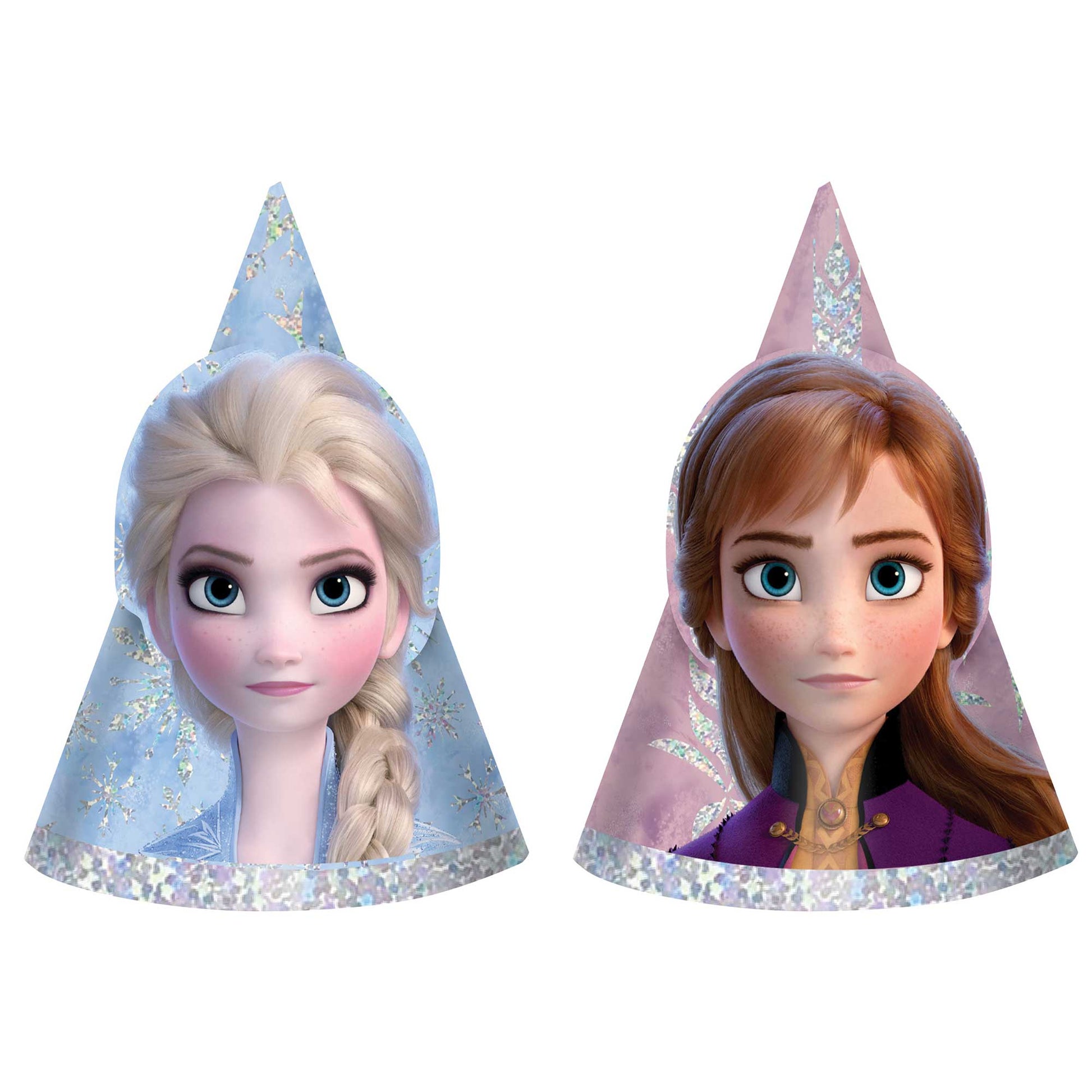 Frozen 2 Mini Party Hats 8pc NIS Packaging & Party Supply