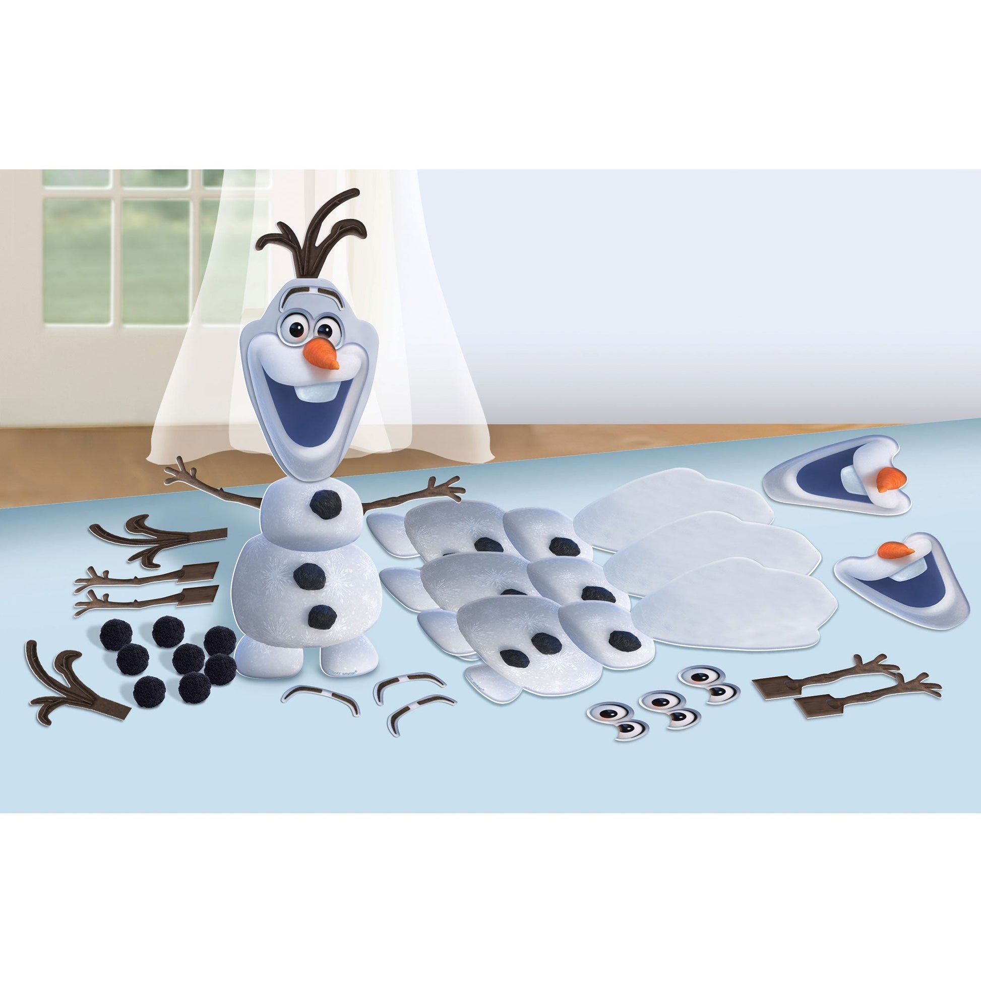 Frozen 2 Olaf Craft Decorating Kit NIS Packaging & Party Supply