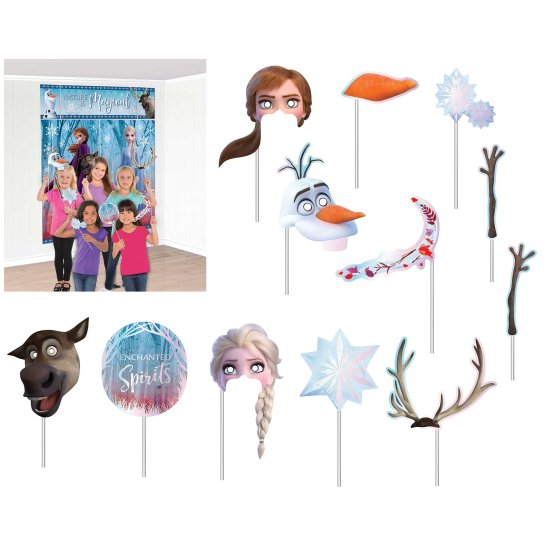 Frozen 2 Scene Setter with Photo Props NIS Packaging & Party Supply