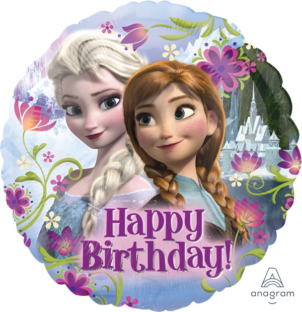 Frozen birthday foil balloon (45cm) 1pc NIS Packaging & Party Supply