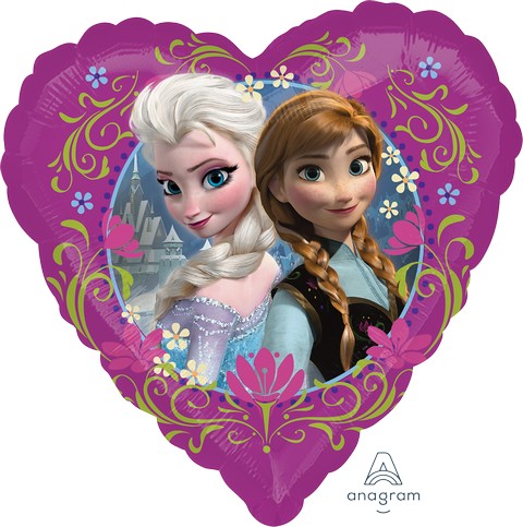 Frozen love foil balloon (45cm) 1pc NIS Packaging & Party Supply