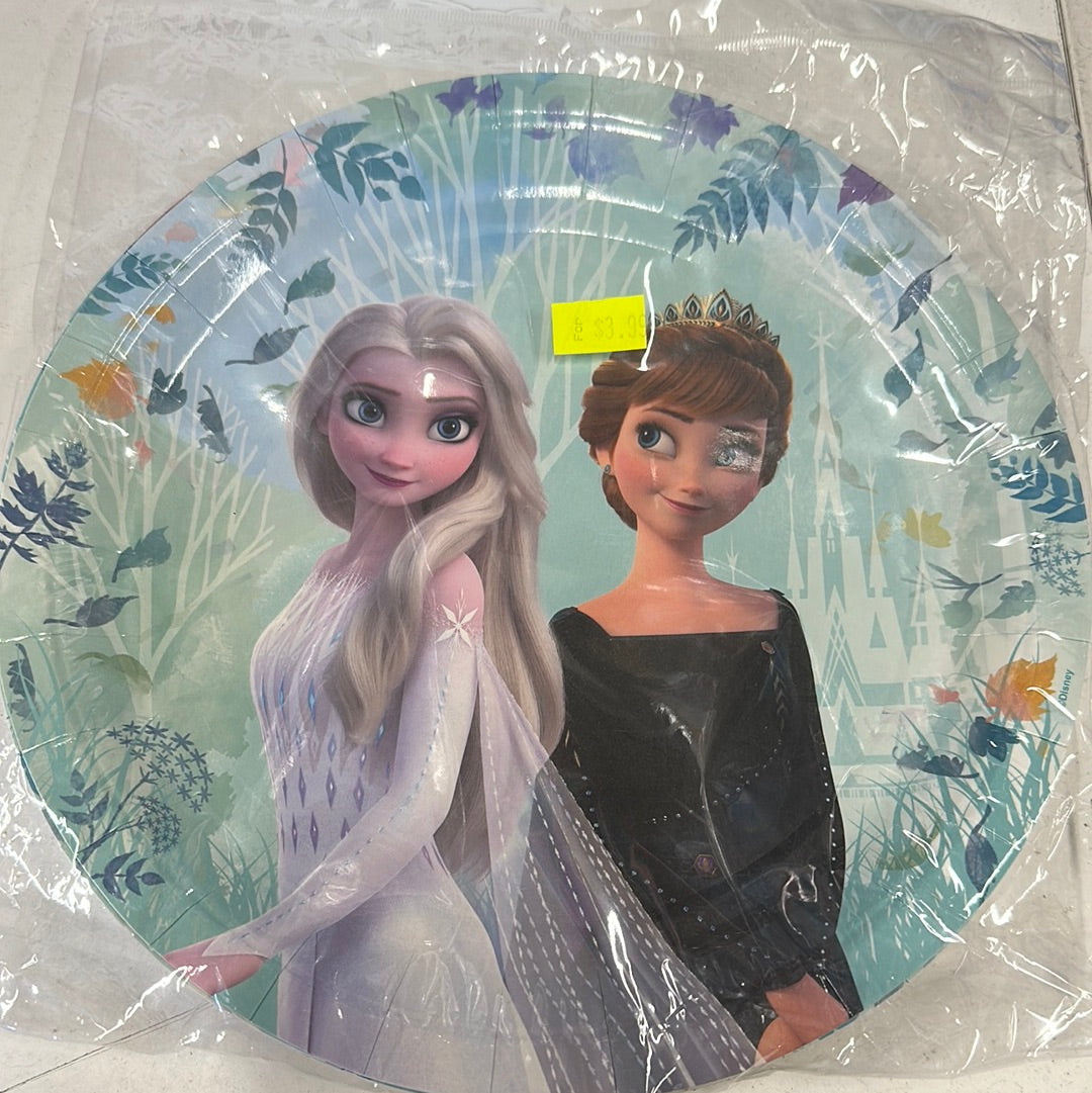 Frozen paper plates 8 pk NIS Packaging & Party Supply