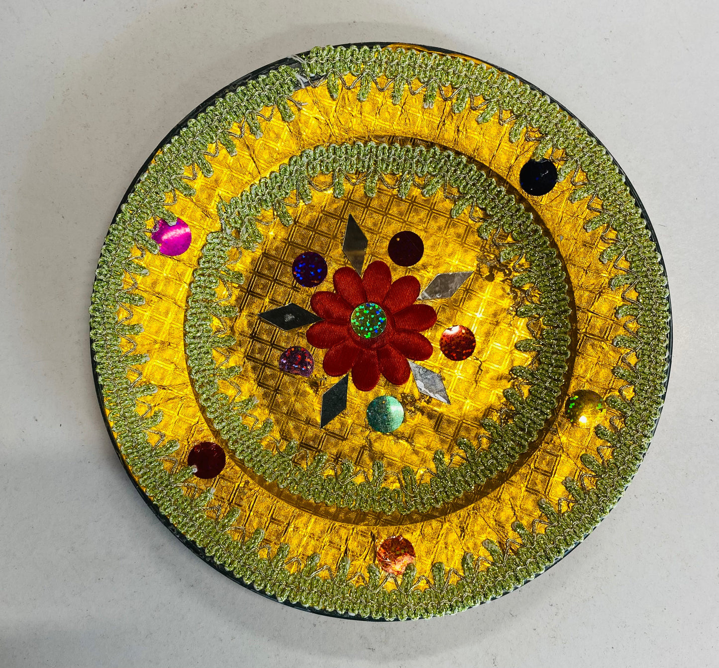 Wedding Decoration Plate Hand made 23cm/9" (1 pc)