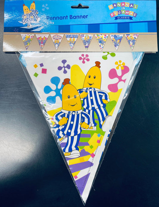 Bananas in Pyjamas Pennant Banner 8pcs