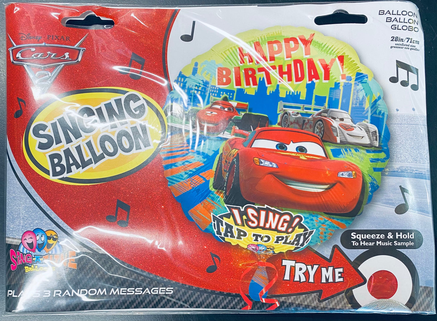 Cars 3 Round Foil balloon 28in/71cm 1pc