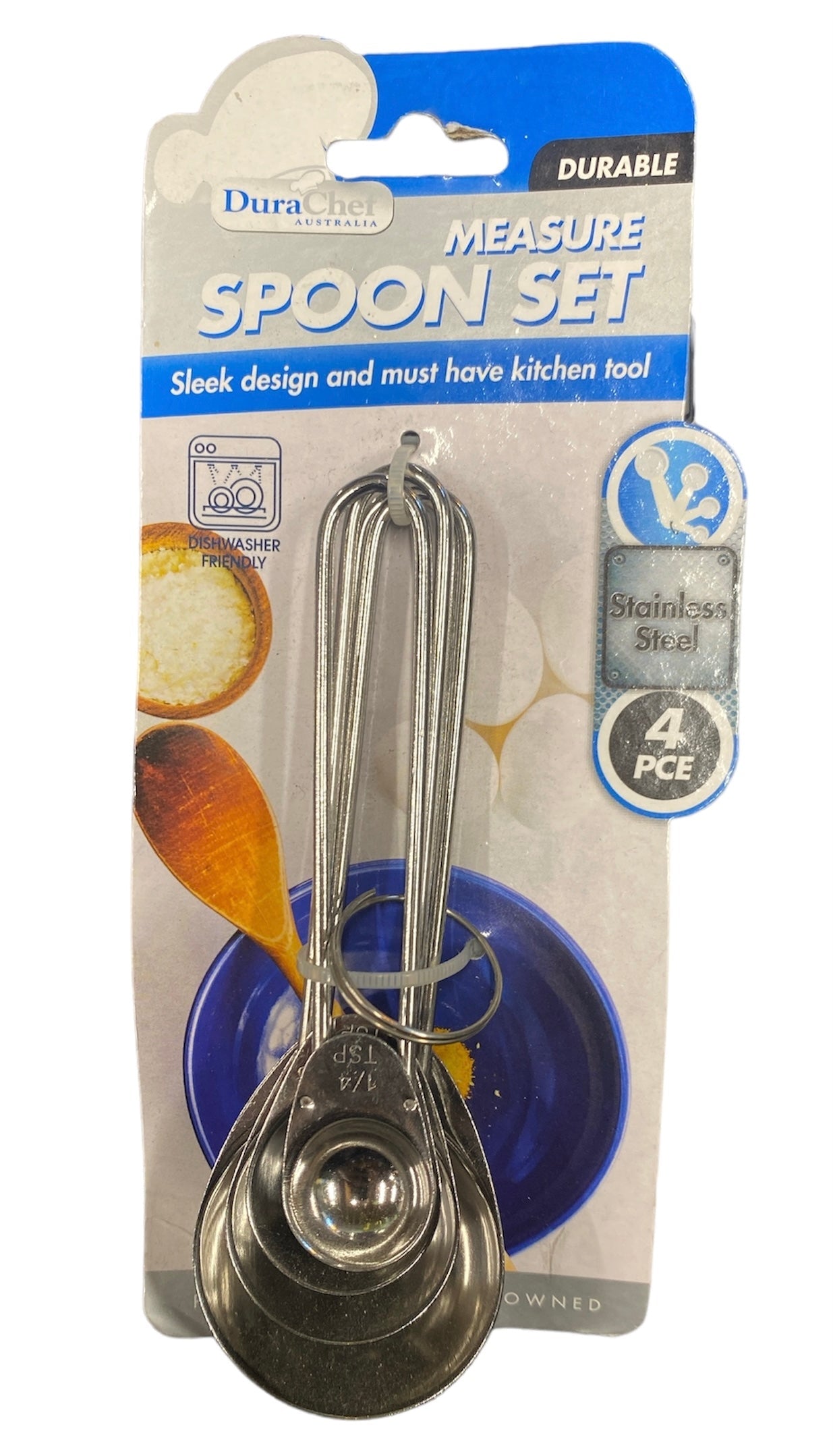 Measure Spoon Set Stainless Steel 4pc