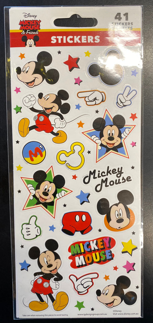 Mickey Mouse Decorative 41 Stickers 2 sheets