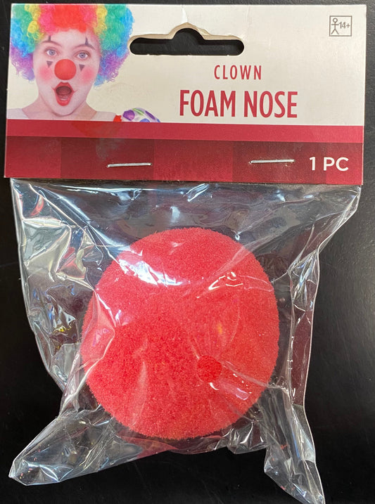 CLOWN FOAM NOSE 1PC