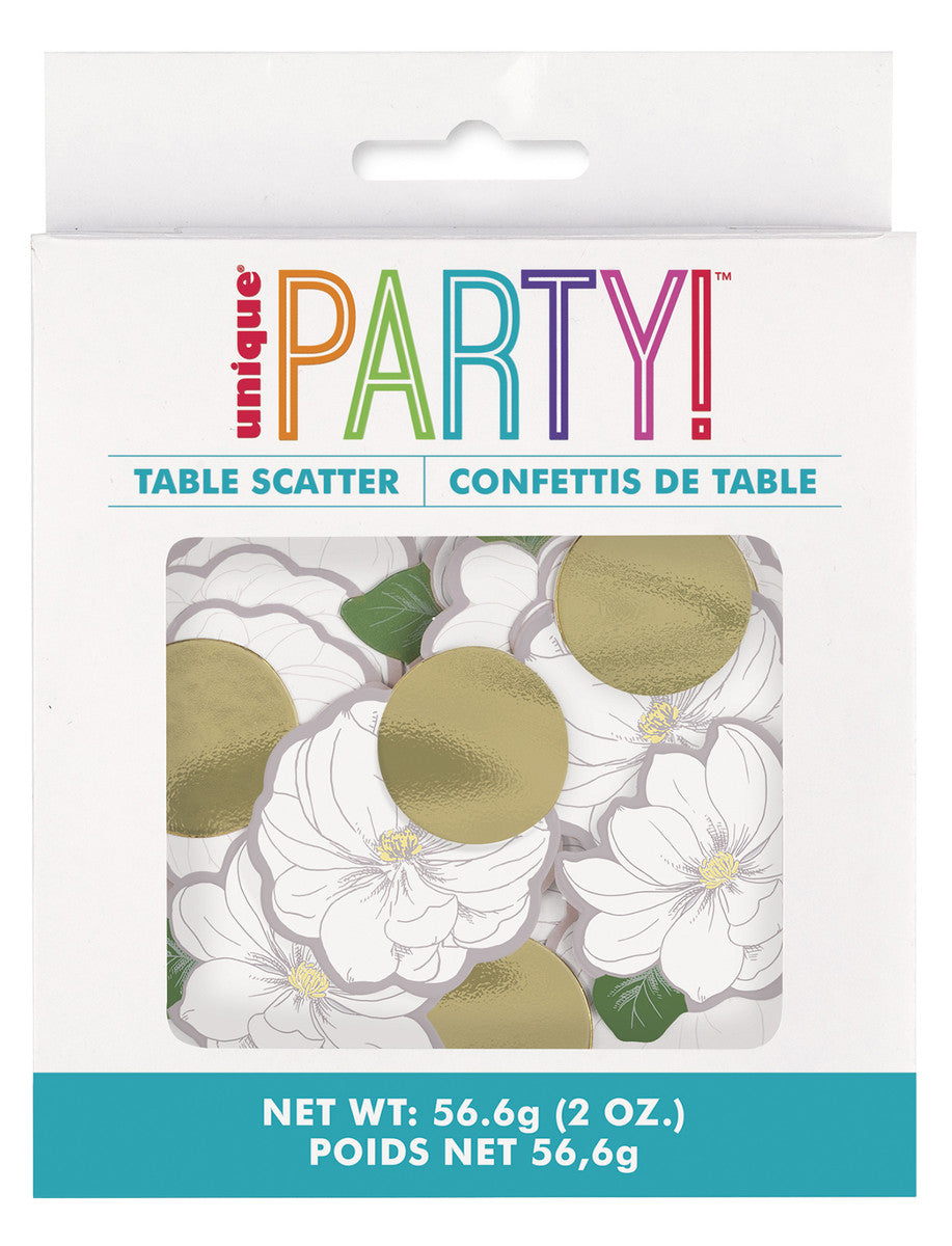 GARDEN PARTY FOIL STAMPED TABLE SCATTER 56G (2OZ) NIS Packaging & Party Supply