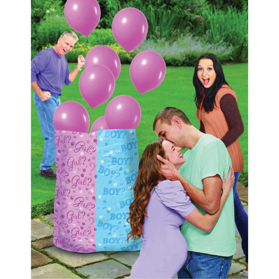 GENDER REVEAL BALLOON SACK - GIRL NIS Packaging & Party Supply