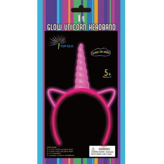 Buy GLOW UNICORN HEADBAND at NIS Packaging & Party Supply Brisbane, Logan, Gold Coast, Sydney, Melbourne, Australia