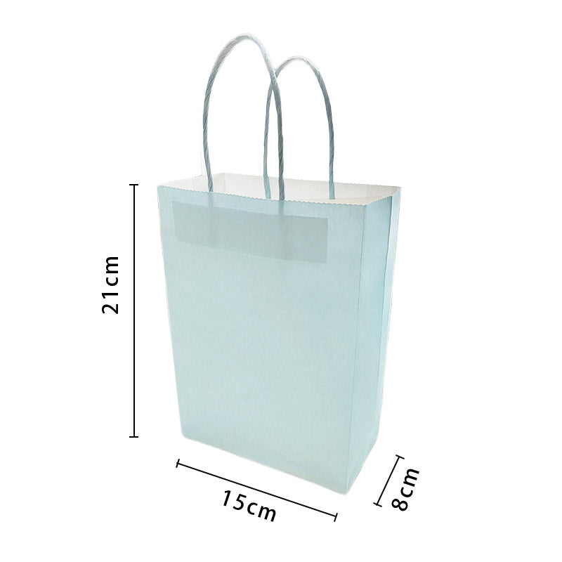 Gift/ Paper Party Bag Baby blue -4pk NIS Packaging & Party Supply