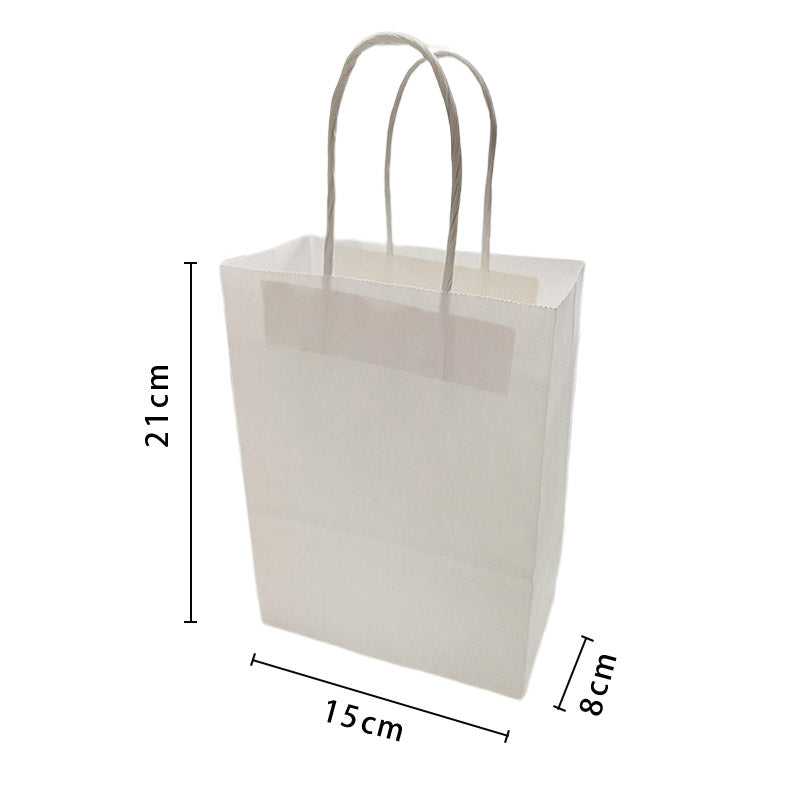 Gift/Party Paper Bag White - 4pk NIS Packaging & Party Supply