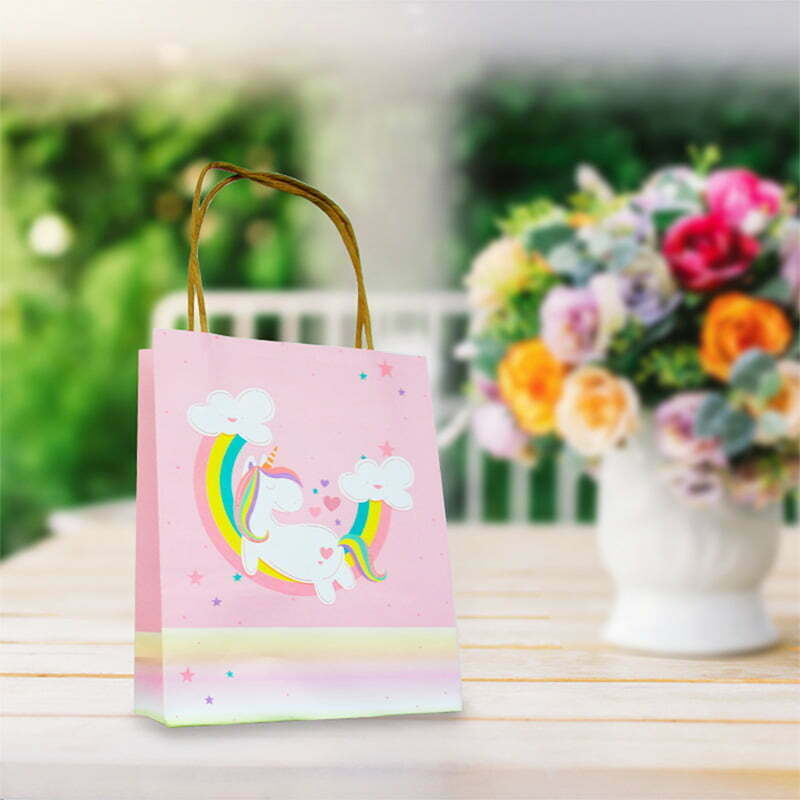 Gift/Party Paper bag- Unicorn 5pk NIS Packaging & Party Supply