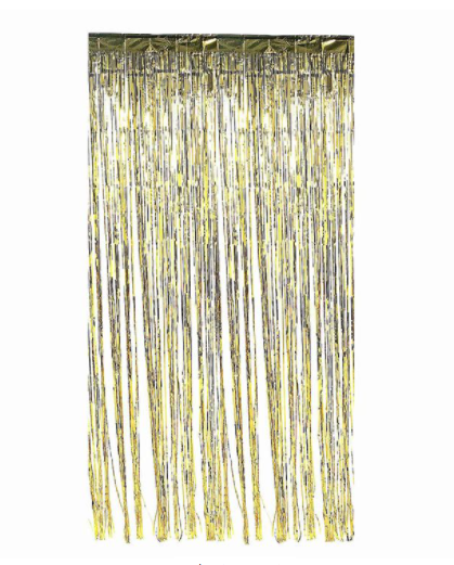 Buy Gold Curtain 90*200 cm 1PC at NIS Packaging & Party Supply Brisbane, Logan, Gold Coast, Sydney, Melbourne, Australia